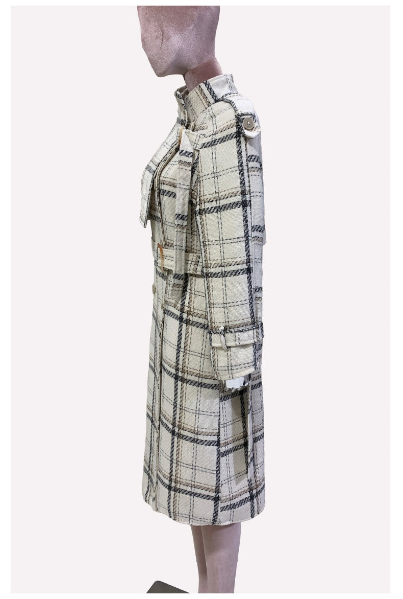 High Sense Autumn And Winter Woolen Coat Female Long Thickened