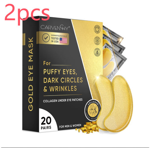 Reduce Fine Lines and Wrinkles with 24K Gold Eye Mask for Anti Aging