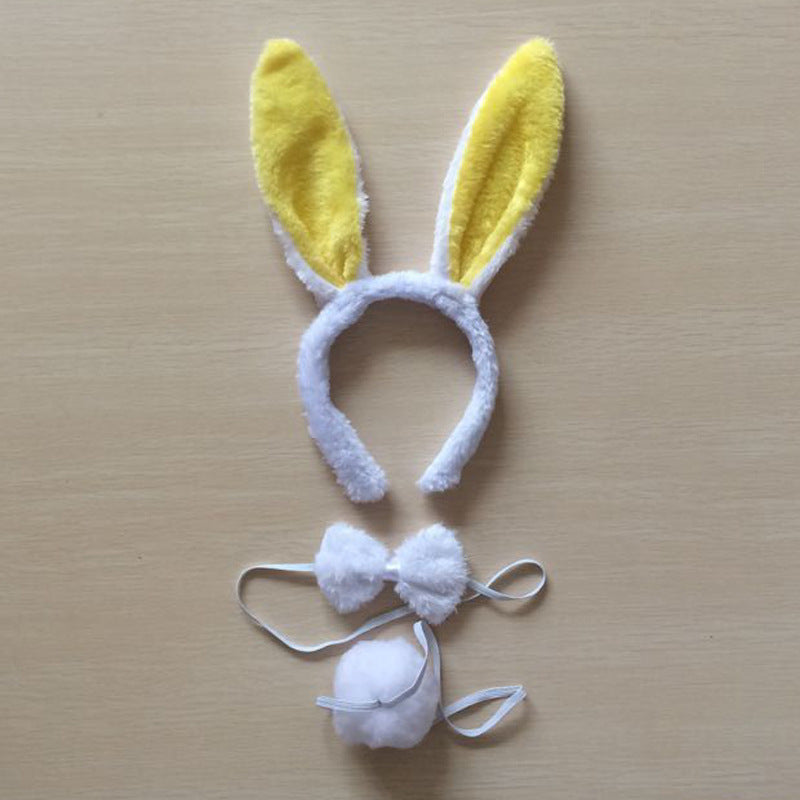 Little White Bunny Ears Headdress
