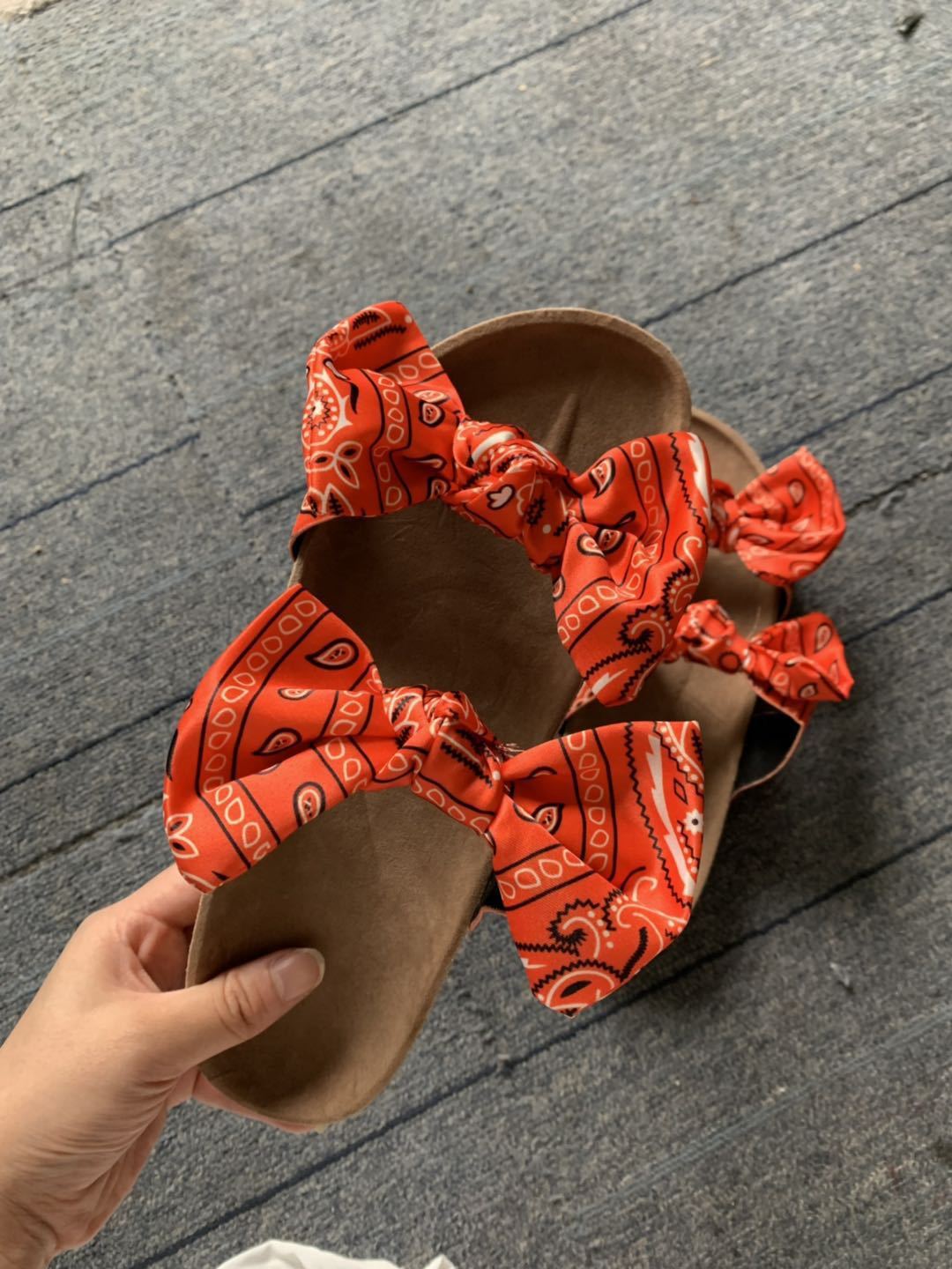 Casual Bowknot Flat Bottom Lazy Pedal