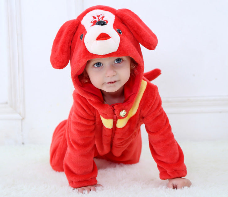 The Dinosaur Guard: Animal Motif Cotton Jacket