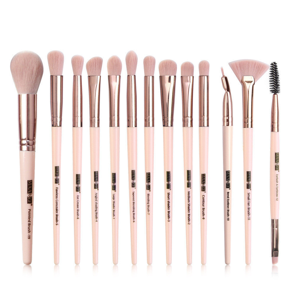 Factory Direct Sale New 13 Piece Eyeshadow Brush Set For Professional Makeup Artists And Enthusiasts