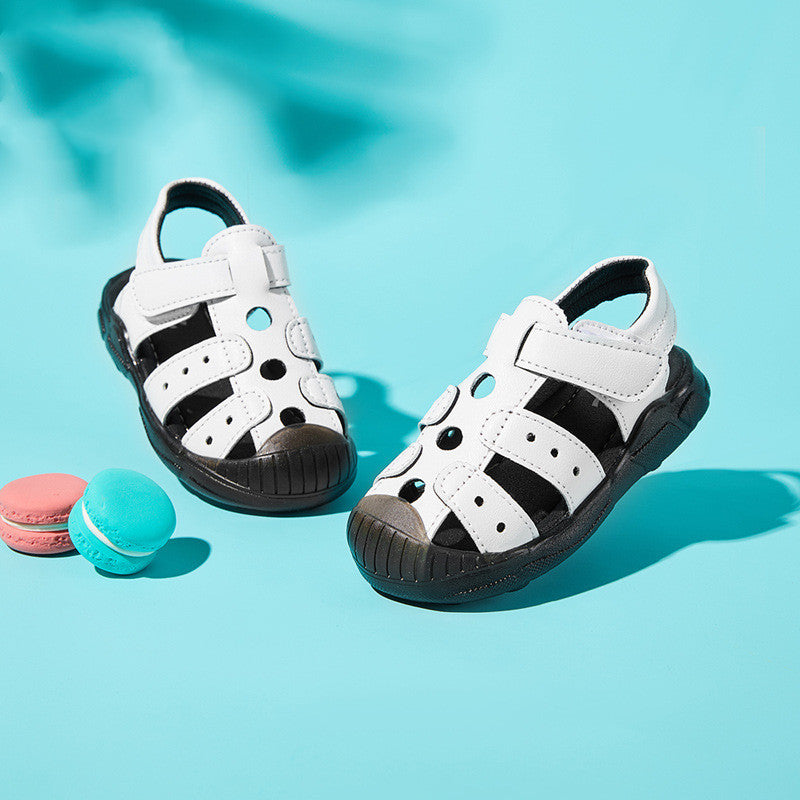 Nursery Coastal: Soft-Sole Baotou Baby Beach Sandals