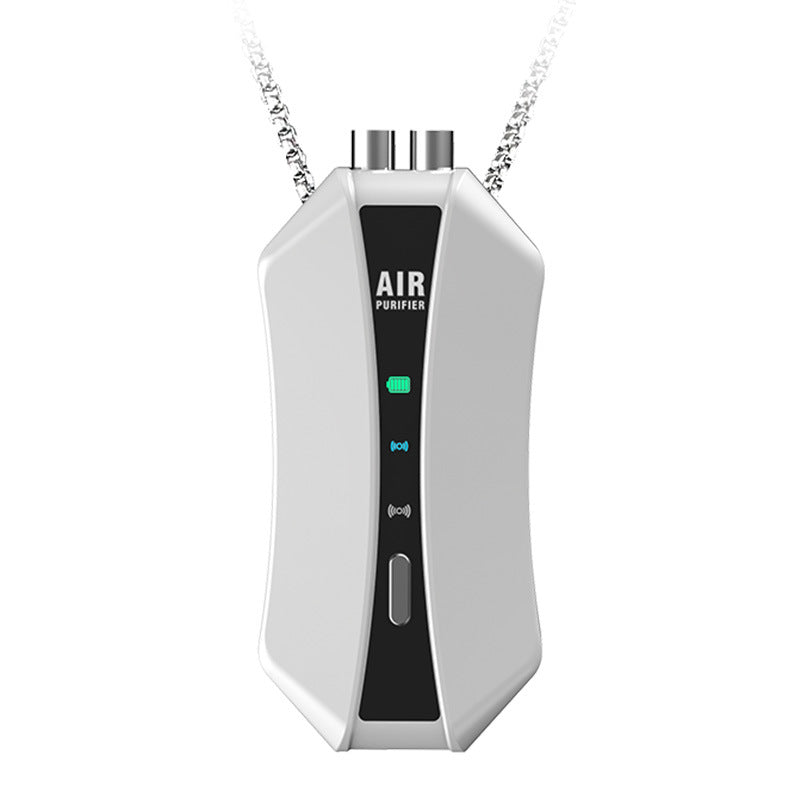 AeroNecklace Elite: High-Density Negative Ion Purifying Pendant