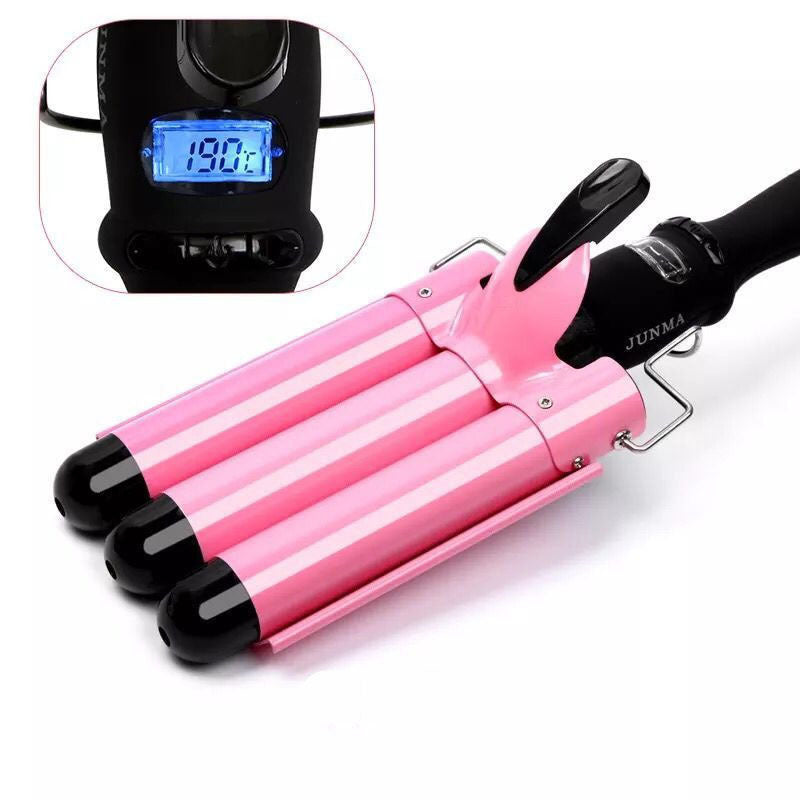 Three-Tube Water Corrugated Electric Curling Iron