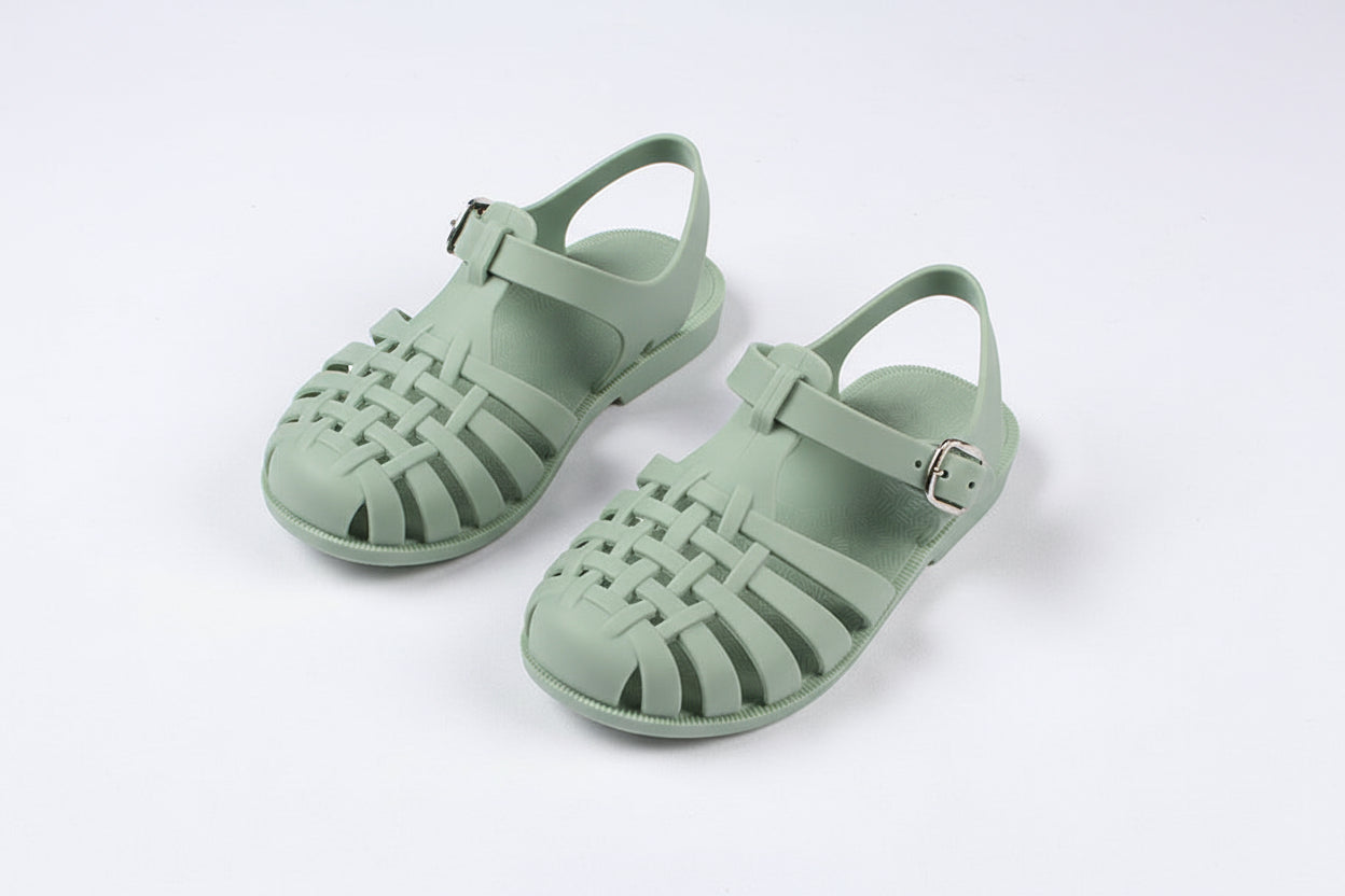 Daily Hollow: Casual Flat-Sole Hollow-Out Sandals