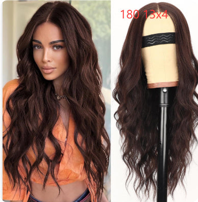 Fashionable and Versatile Lace Big Wave Wig for Women with Easy
