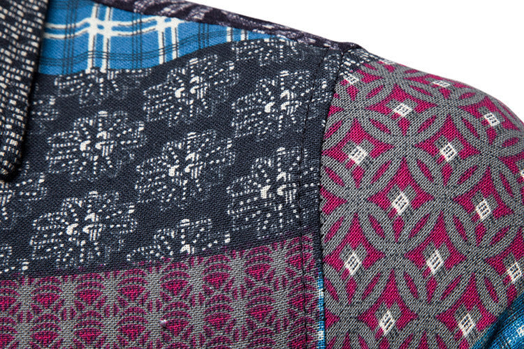 Printed Short-Sleeve Shirt Exquisite Pattern Mastery
