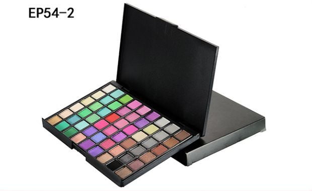 Portable 54 Color Eye Shadow Palette for Everyday Natural Shimmer