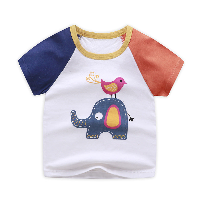 Contemporary Graphic Print Signature Tee