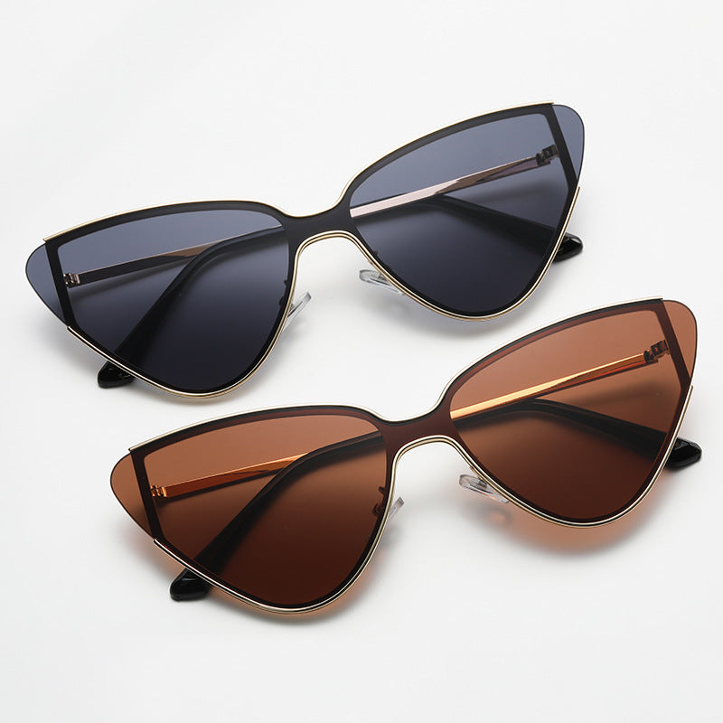 Cat-Eye Gray & Brown