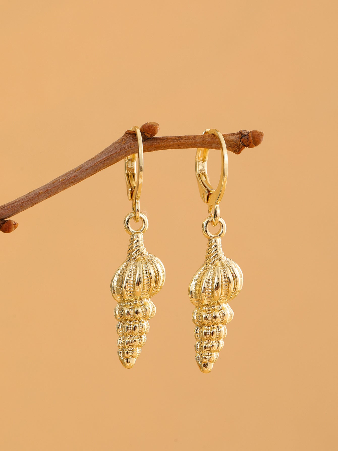 Fashionable And Minimalist Shell Hot Selling Conch Starfish Earrings For Women