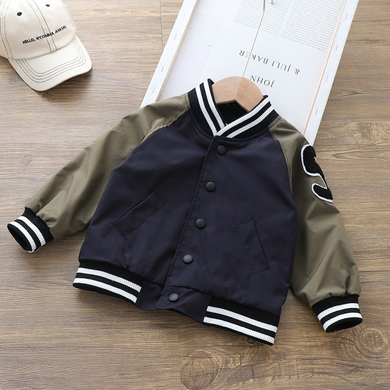 Varsity Heritage Stand Collar Baseball Jacket