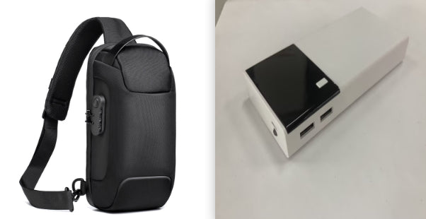 RicePower 20K: 20000mAh Customized Black Rice Portable Power Bank