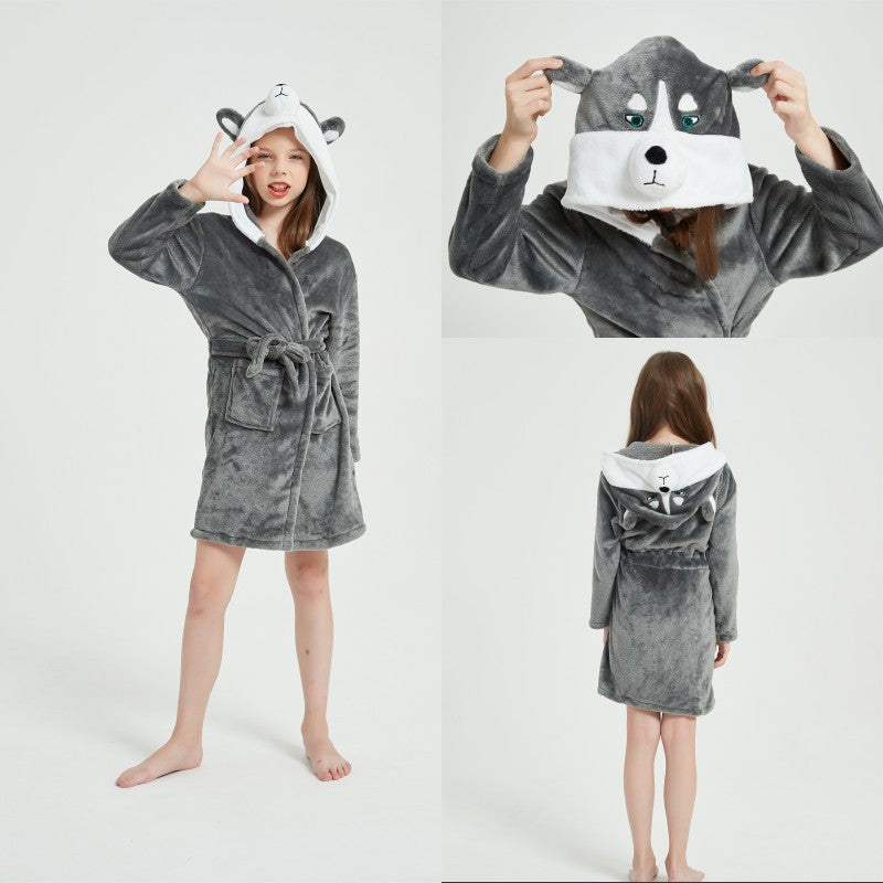 The Cartoon Hood: Children’s Flannel Home Nightgown