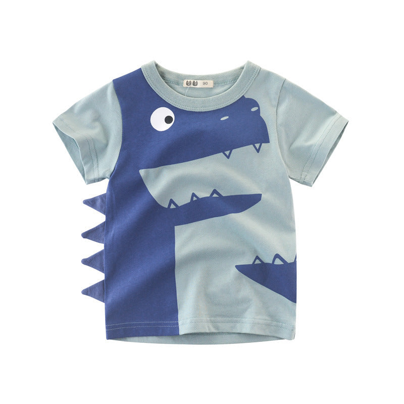 Summer Horizon Boys Designer Cotton Tee
