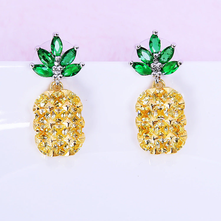 Water Drop Rhinestone Necklace Earrings Ring Set for Womens Everyday