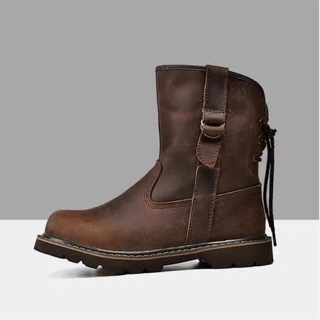 Girls' Large Ankle Boots With Short Straps