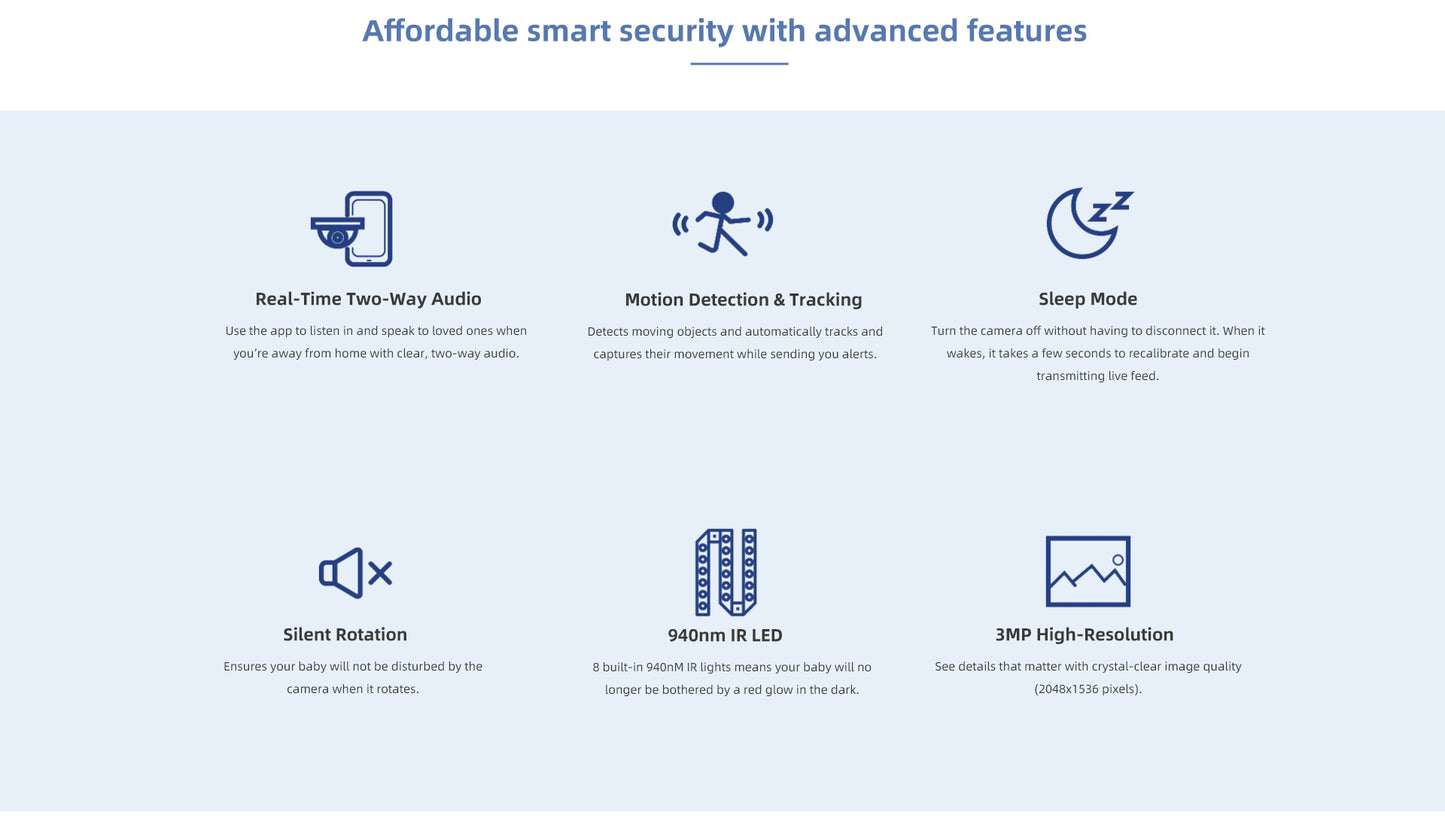 IMILAB A1 Camera 2K Wi-Fi Camera
