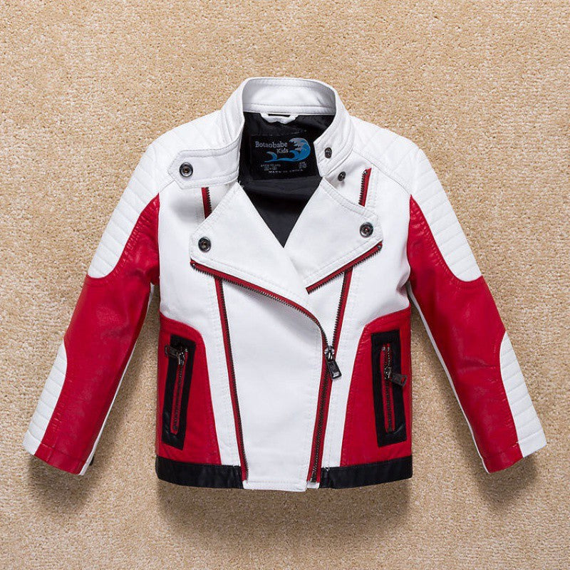 The Polished Maverick: Thickened Handsome Leather Jacket