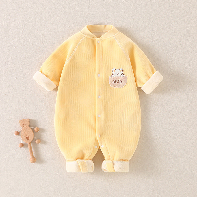 The First Winter: Autumn & Winter Newborn Jumpsuit