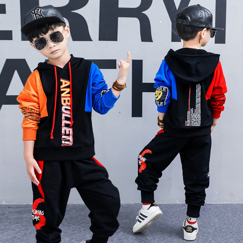 The Big Boy Kinetic: Korean-Style Long-Sleeve Sports Two-Piece