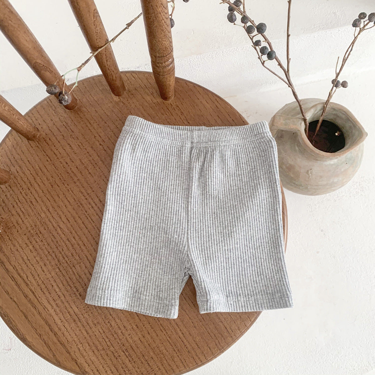 Boys And Girls Fashion Solid Color Casual Shorts