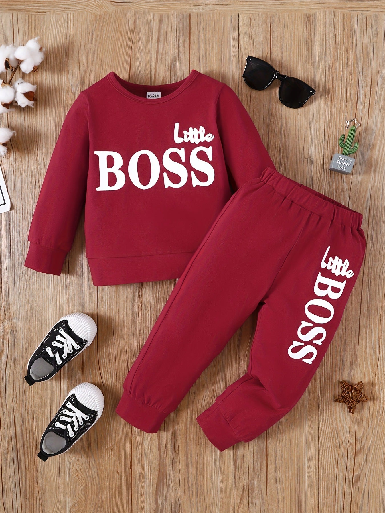 Typographic Statement Boys Occasion Set