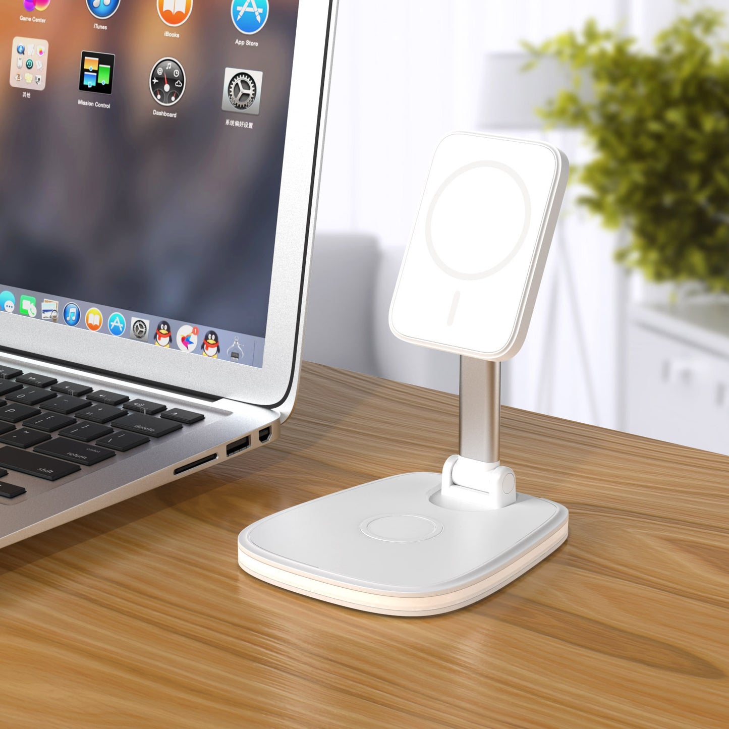 TriFold Mag: 3-in-1 Architect Foldable Magnetic Wireless Stand