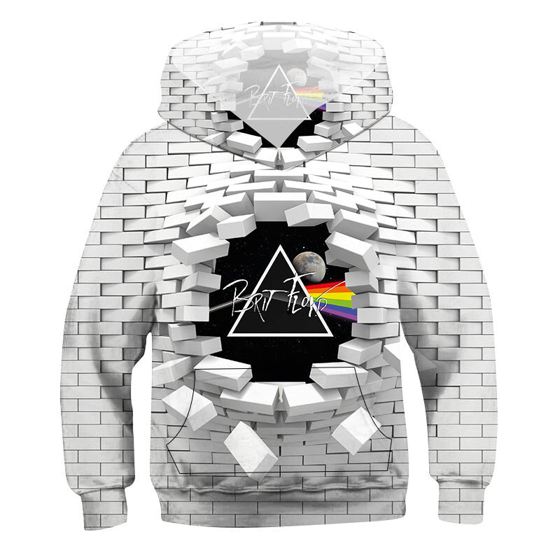 Immersive 3D Vision Digital Graphic Hoodie