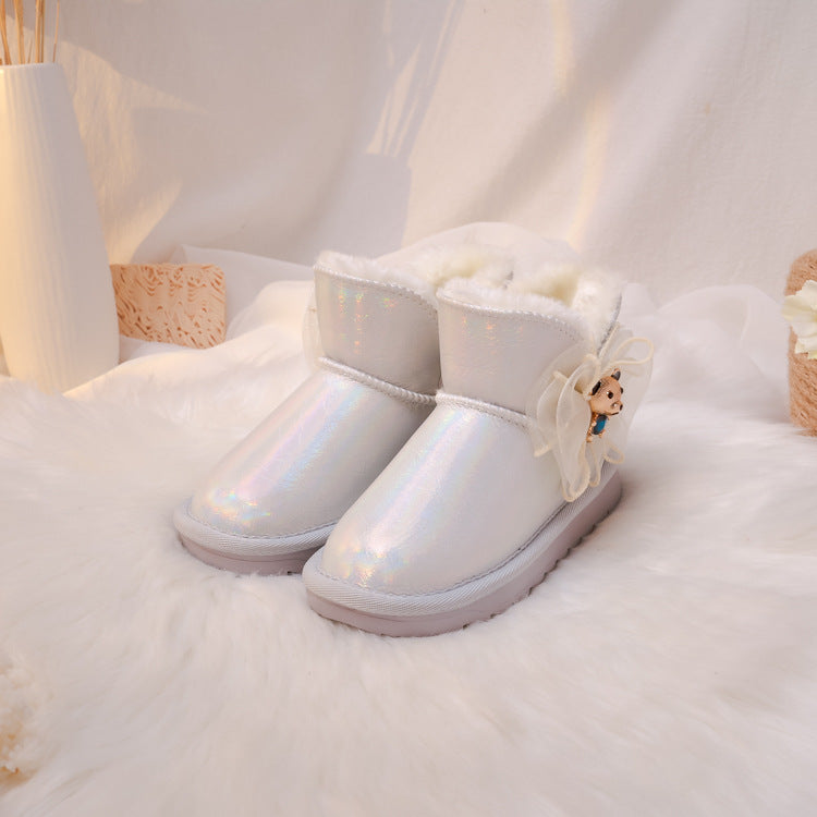 Middle Big Cotton Children's Shoes Small Fragrance