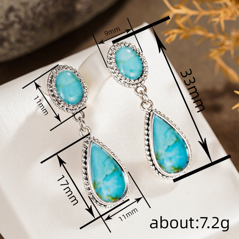 Classical Temperament Water Drop Earrings For Women