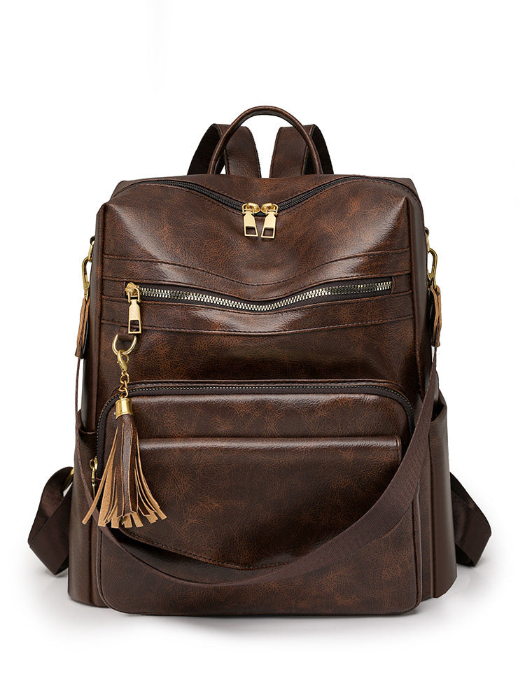 Retro Women's Backpack Large Capacity