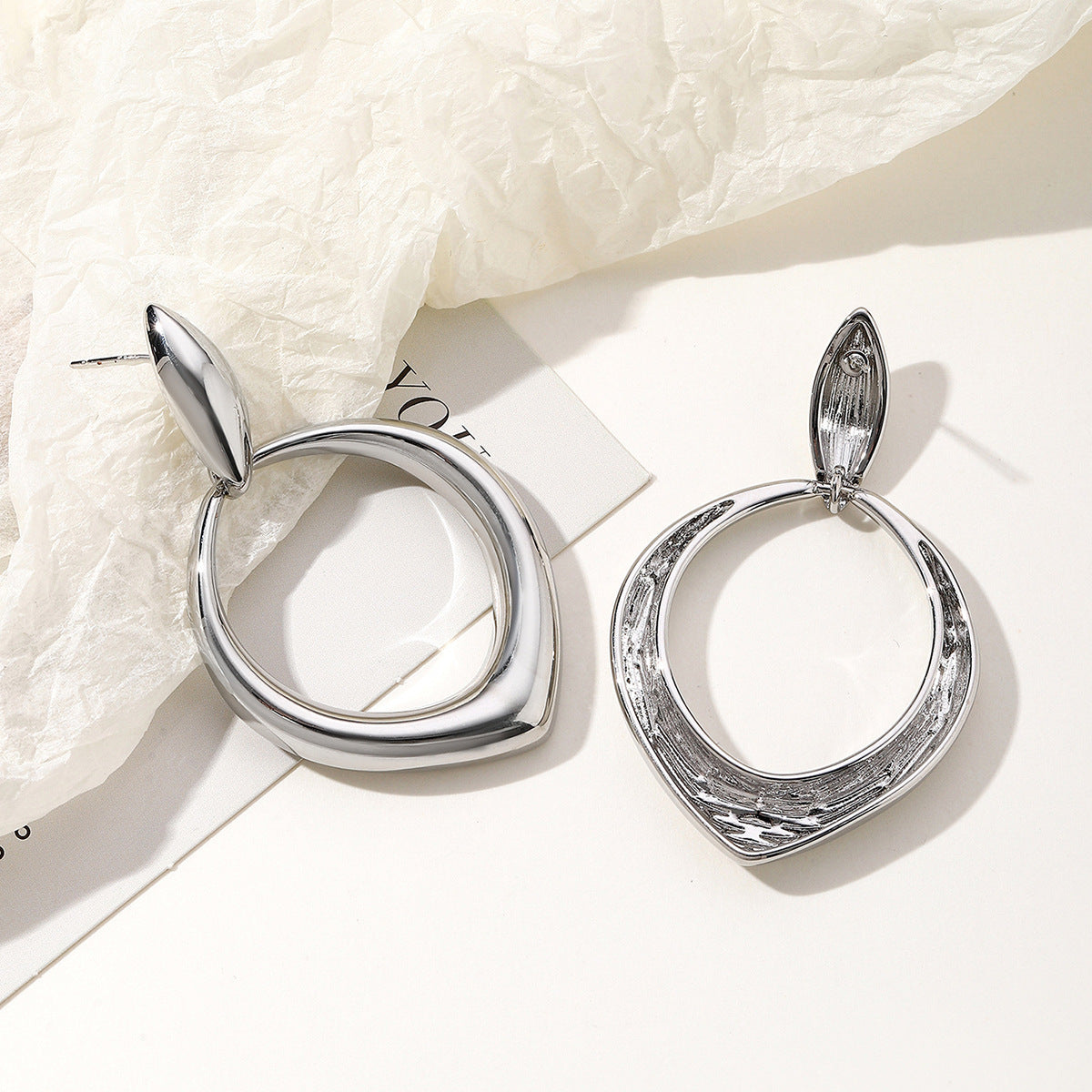 Hong Kong Style Niche Tassel Design Sense Ear Ring Cold Style