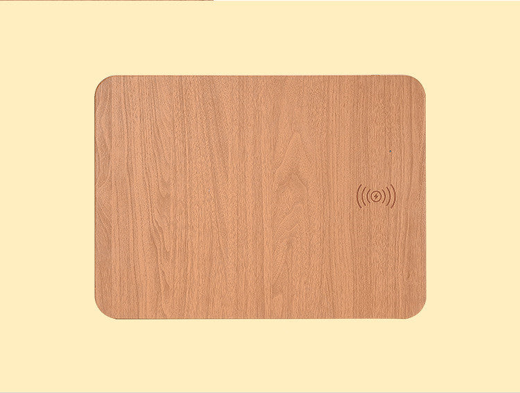 WoodCharge: Handcrafted Natural Wooden Wireless Charging Pad