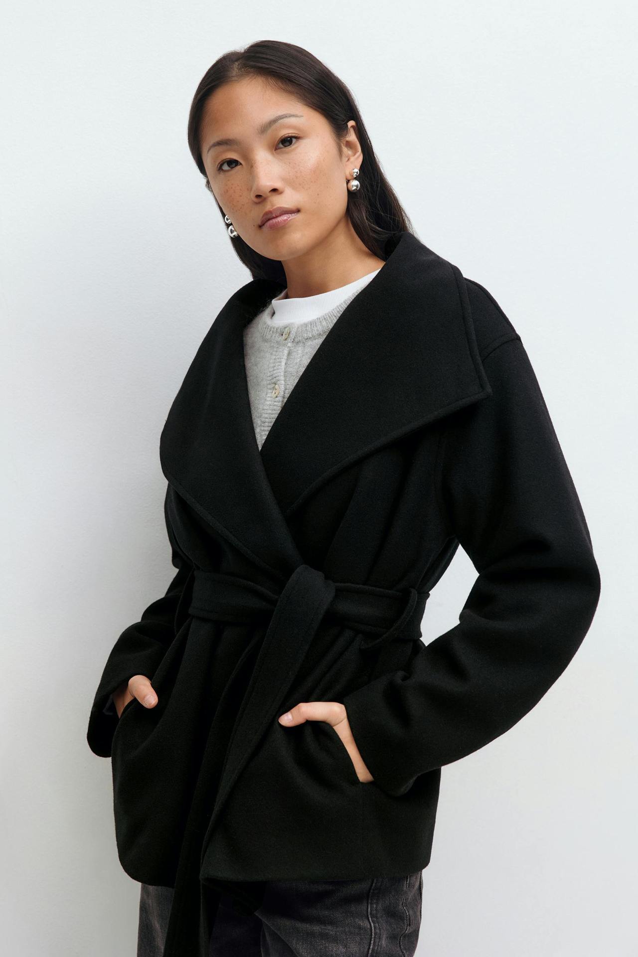 Autumn And Winter High-grade Mid-length Thick Woolen Coat