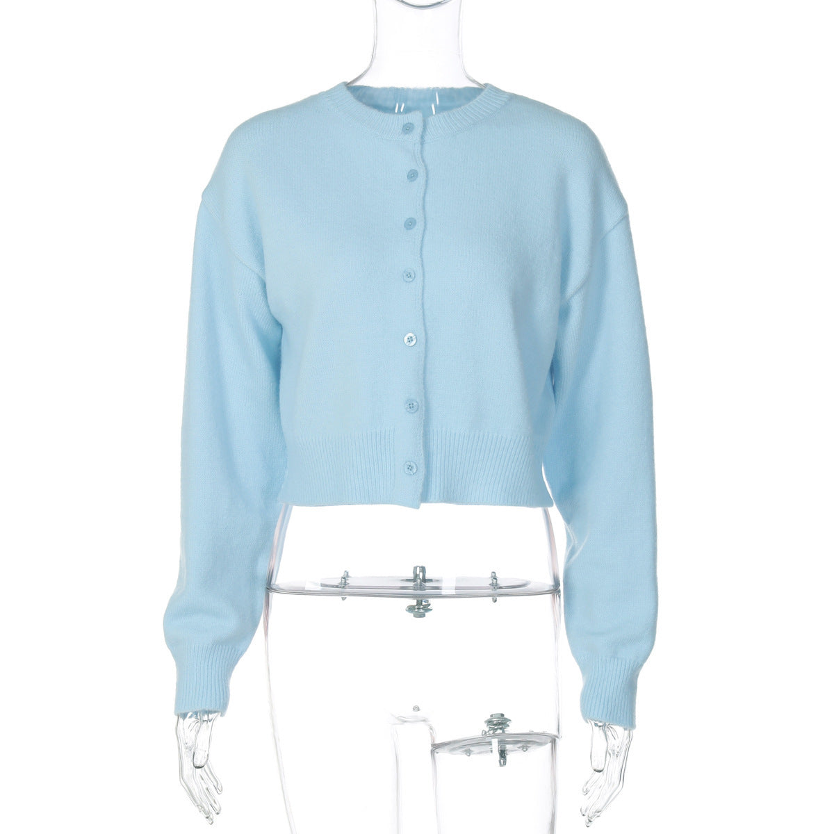 Fashionable Loose All-match Short Long-sleeved Sweater