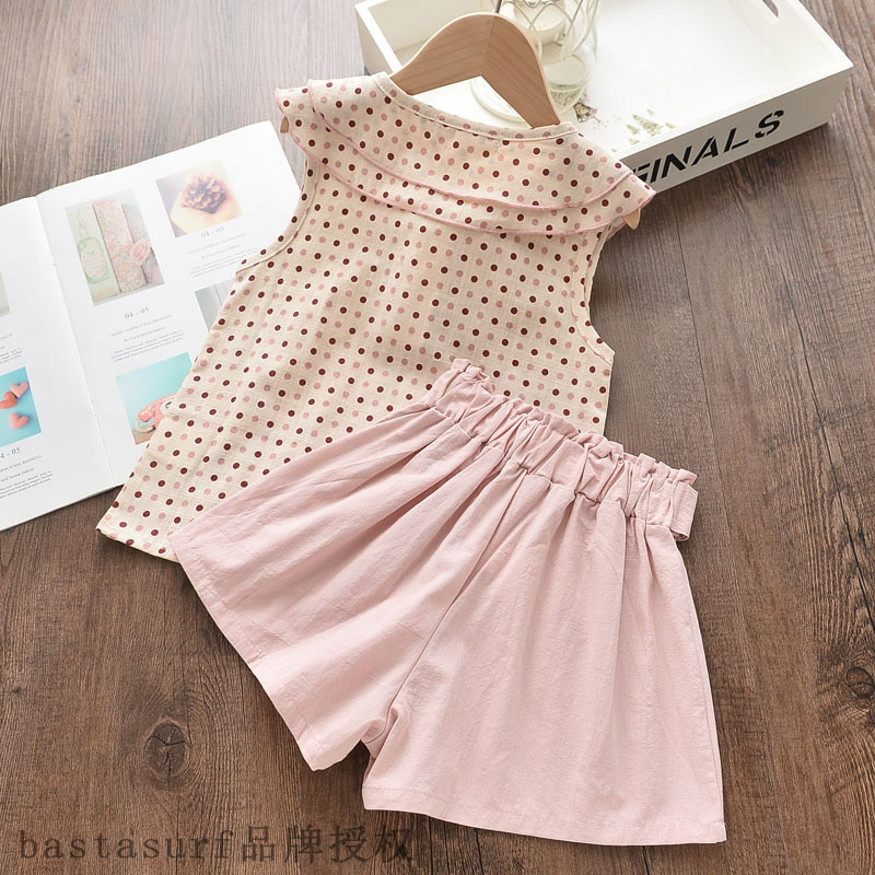 Azure Chiffon: Cool Girl Sling Two-Piece & Sun Hat Set