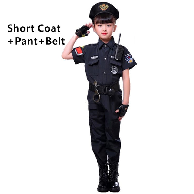 Junior Precinct Police Cosplay Performance Set