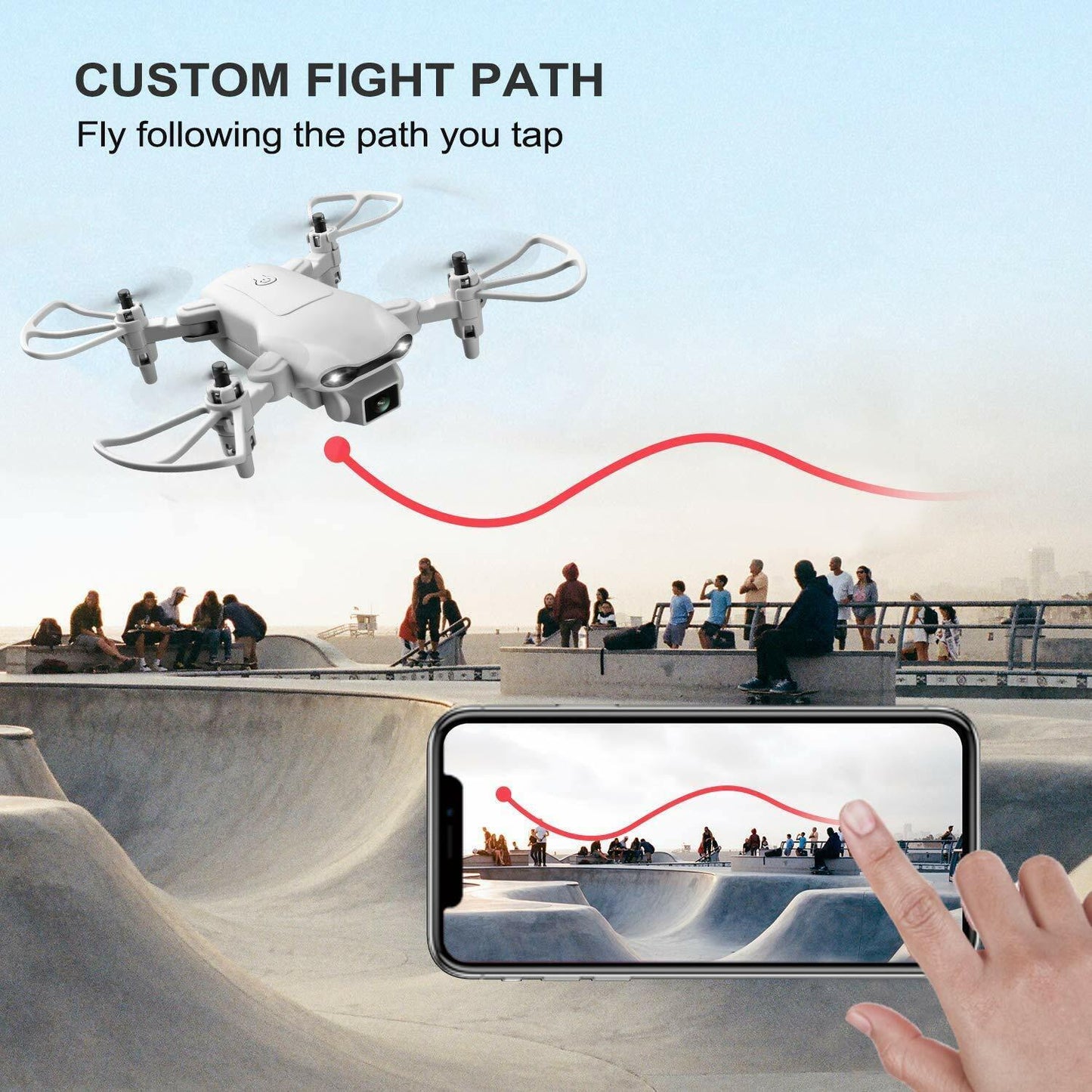 4D V9 KidsCam: Mini Drone with Camera RC Toy Gift for Boys & Girls