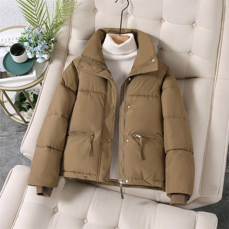 Fashion Down Women's Small Short Winter Cotton-padded Coat Thick Loose