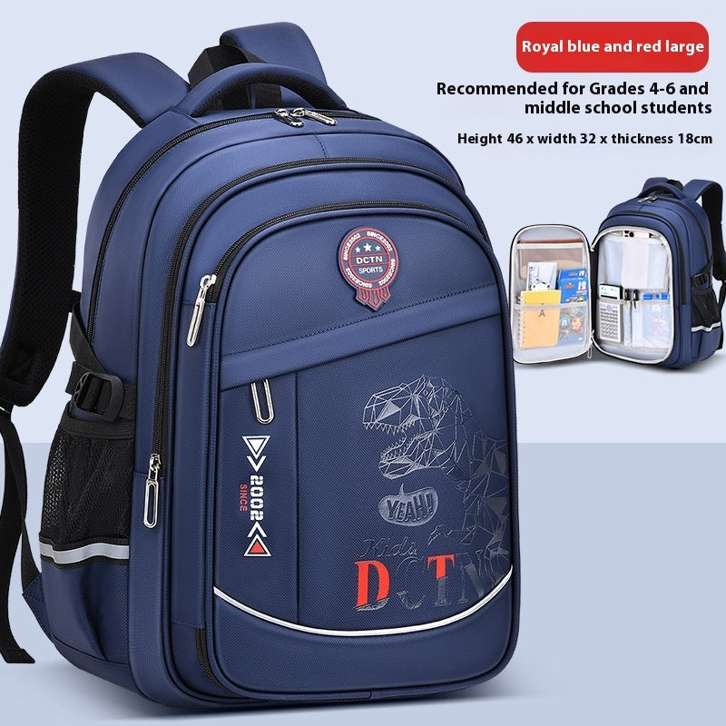 The Multi-Compartment: Burden-Reduction Large-Capacity Schoolbag