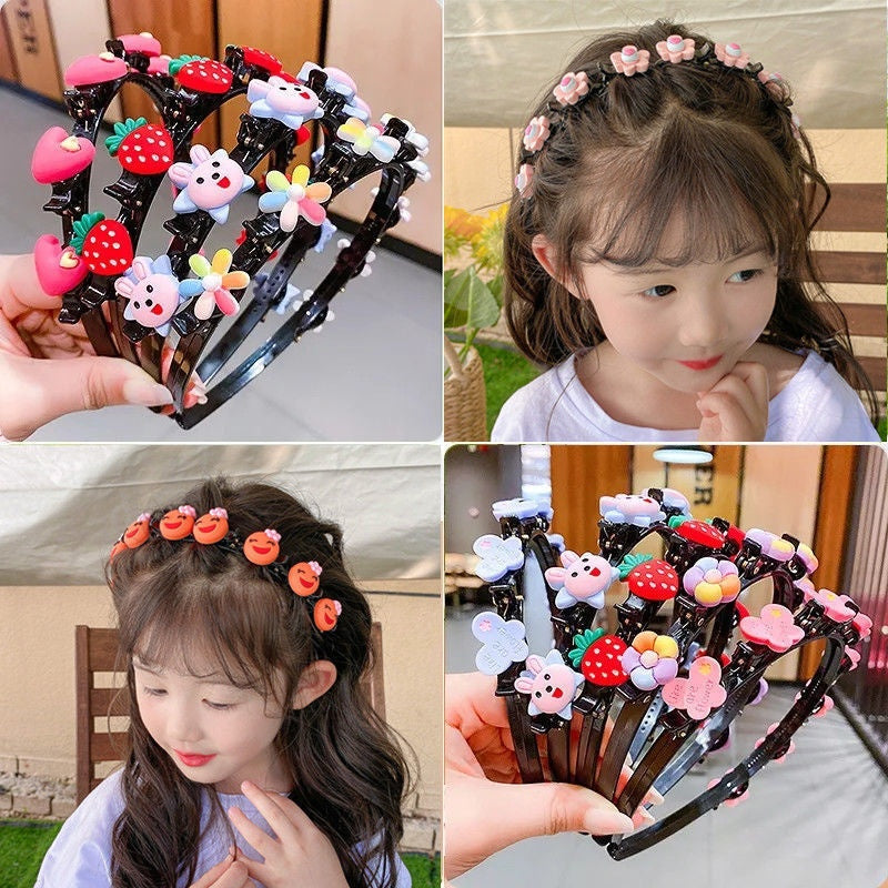 Girls' Clip Hair Accessories Crushed Hair Headband