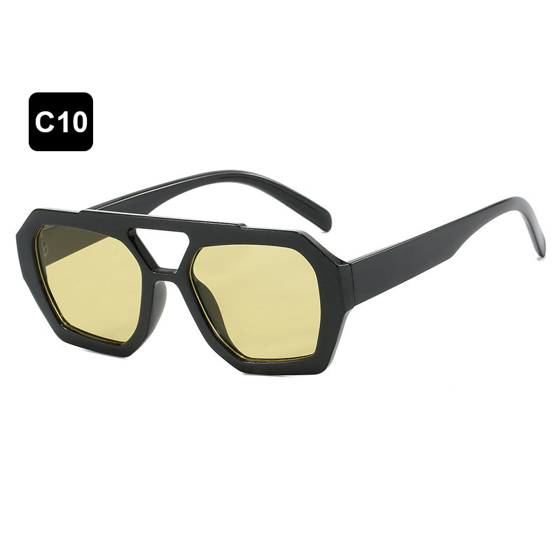 Black Yellow Lens Shades