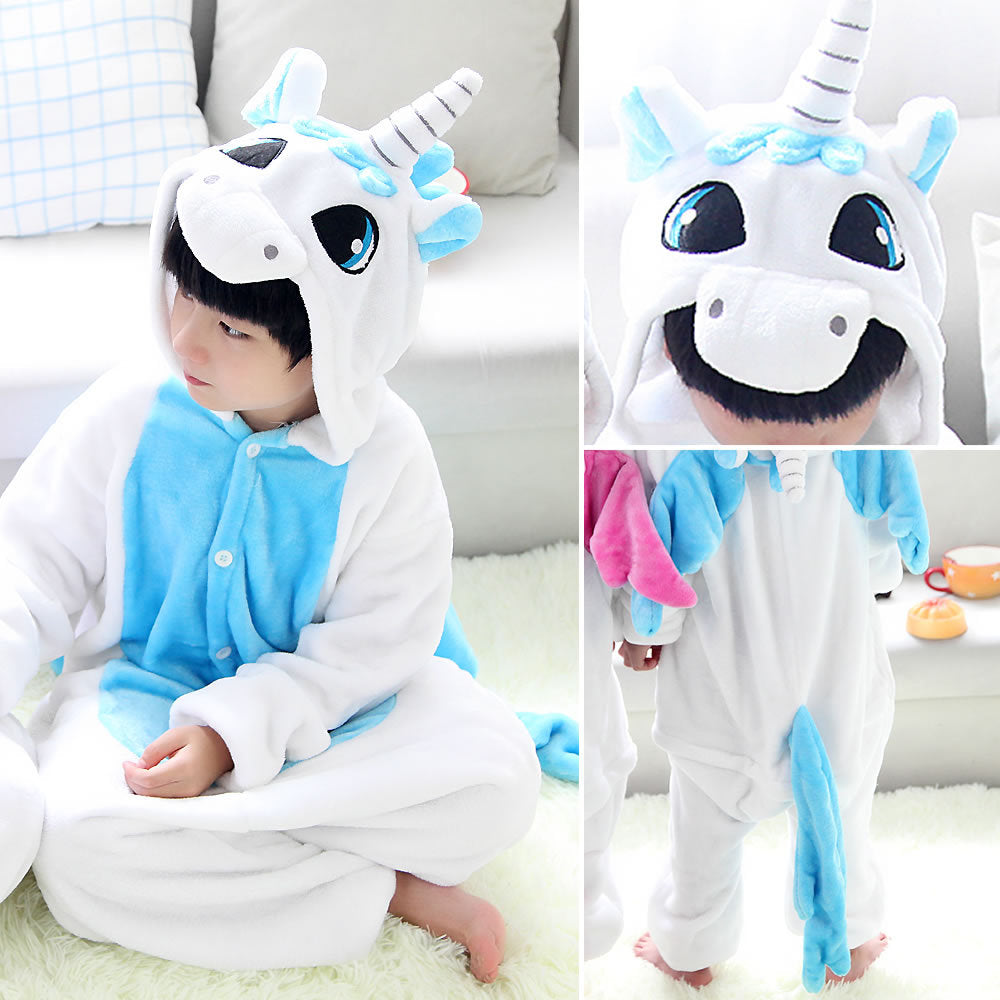 The Long Sleeve Flannel: Children’s Animal One-Piece