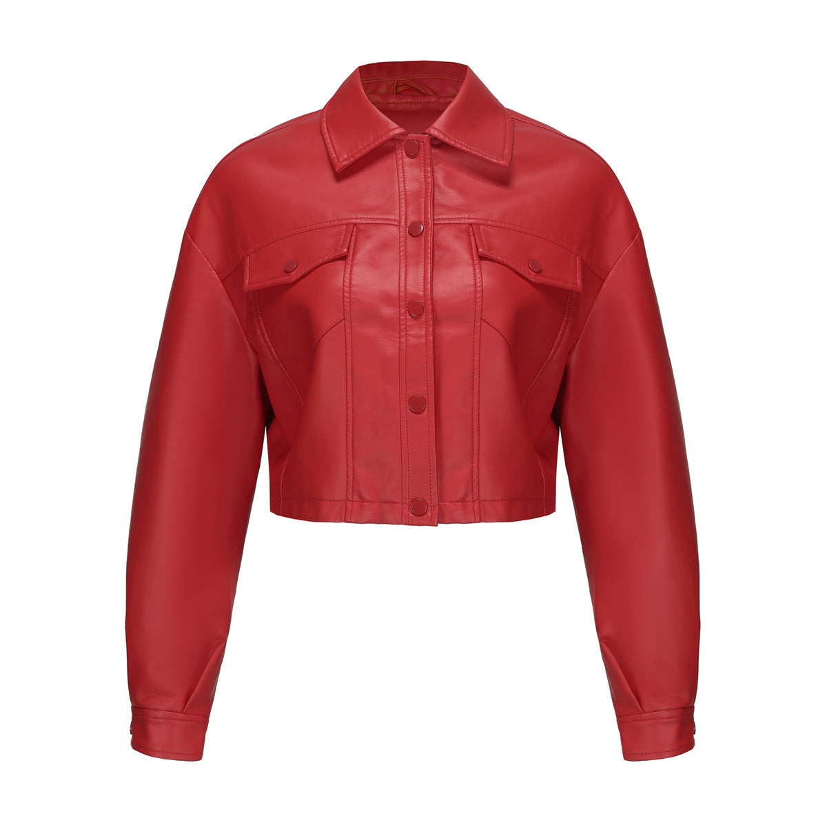 Women's Long-sleeved Single-breasted Short Jacket European And American