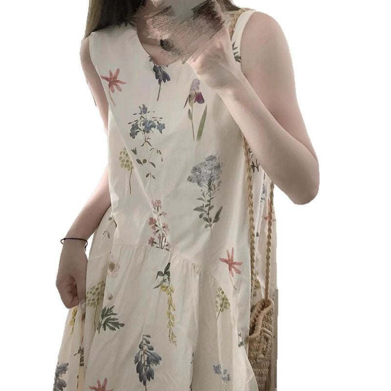 Summer Girls' Loose Slimming Vacation Dress