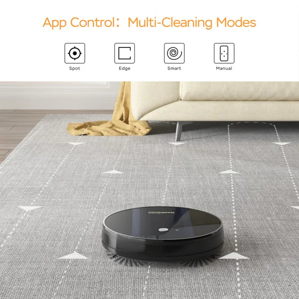 Geek Smart Robot Vacuum Cleaner G6; Ultra-Thin; 1800Pa Strong Suction; Automatic Self-Charging; App Control; Custom Cleaning; Great For Hard Floors To Carpets(Banned From Selling On Amazon)