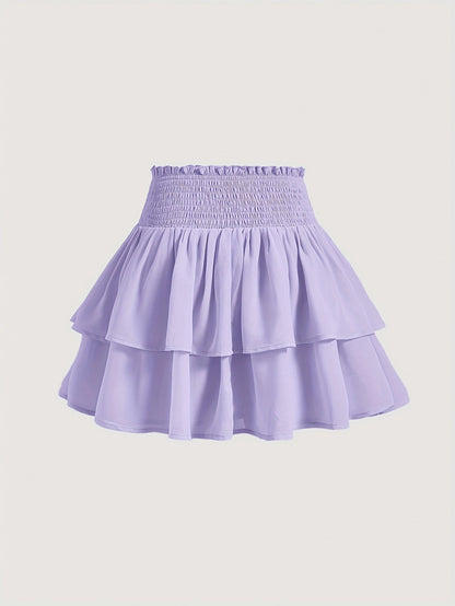 Puff Short Skirt Ballet Cake Dress High Waist Slimming