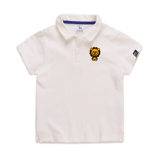 Luxe Piqué Cotton Cartoon Polo Anthology